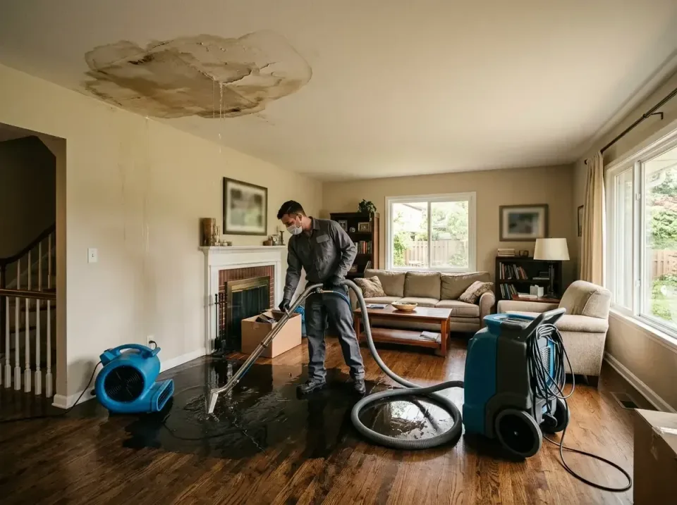 attic-pipe-burst-ceiling-drip-008 — frequently asked questions, Water Damage Restoration & Carpet Care in Neenah, WI